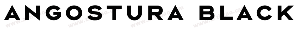 Angostura Black字体转换